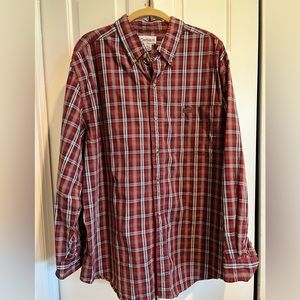 CARHARTT ✨Men’s, Red Plaid, Long Sleeve, Button Down
